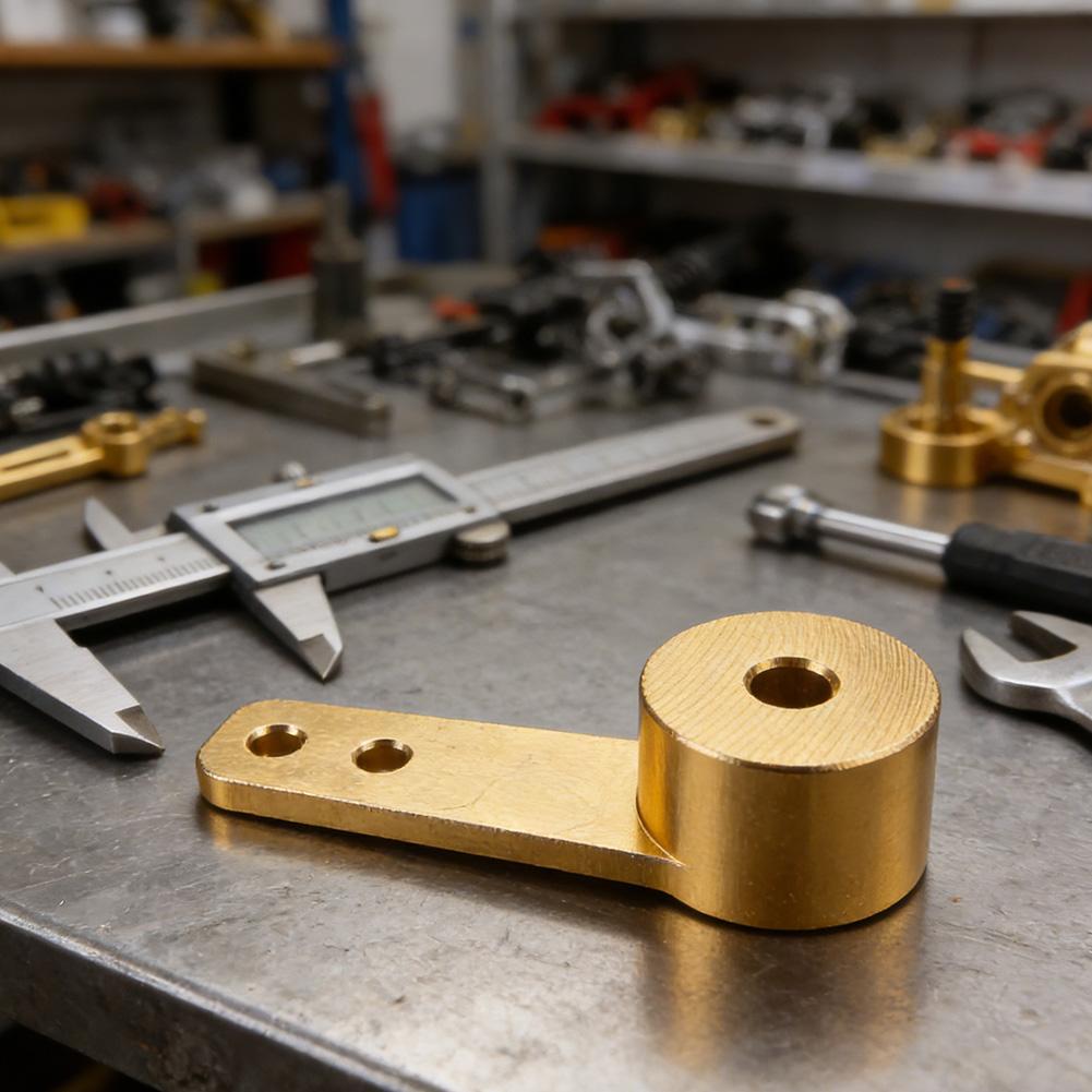 Screw Mount Steering Rudder Tiller Arm for RC Model Car Boat Bore Size 31mm/41mm/51mm Made of Aluminum Alloy Material