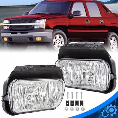 Bumper Fog Lights Driving Lamps Left+Right For 03-2006 Chevy Silverado Avalanche