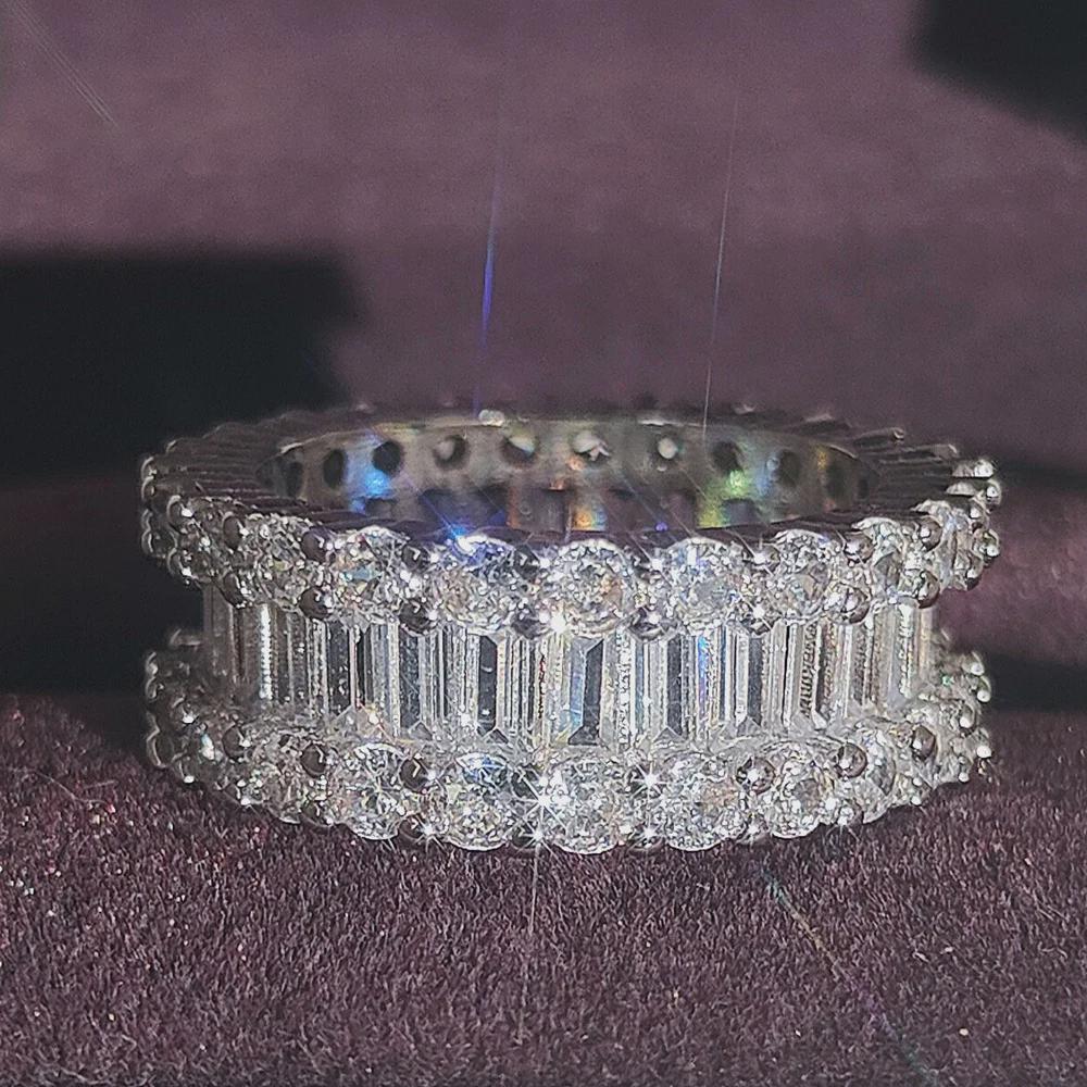 

Luxury Phantom Zircon Eternity Ring R4575 Size 5 рожевий
