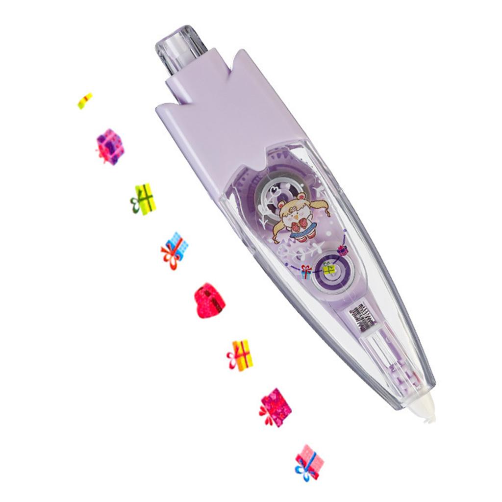 Correction Tape Decorative Sticker Pen Animal Press Type Decorative Pen Cute Pattern Decorative Tape Student Stationery Supplies