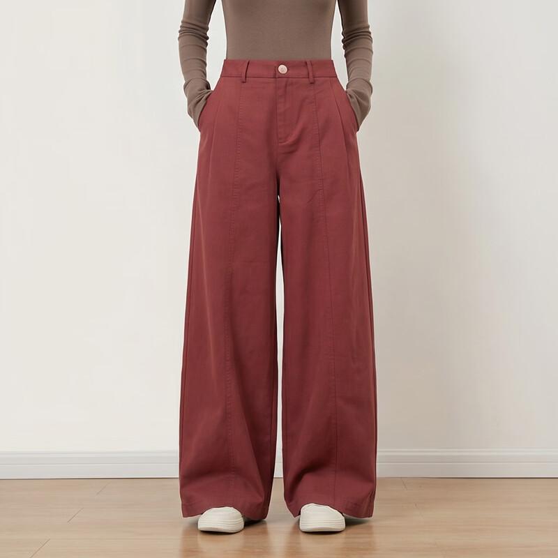 Pantaloni Casual Larghi da Donna in Misto Lyocell KOMPASU