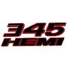 1 buc Autocolante Metalice 3D Portbagaj Mașină Emblema 345 392 HEMI Insignă Pentru Dodge Challenger Ram Charger Caliber Journey Caravan Chrysler Dart
