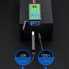 With Voltmeter On/Off Switch Motorcycle USB Charger 12V SAE To Dual USB Fast Charging Adapter 3.1A/4.8A TYPE-C for Phone