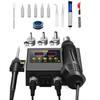 Portable 8898 Digital Soldering Station with Hot Air Blower Gun Desoldering Tool Rework Kit for VS 8586D 8586 LCD Display