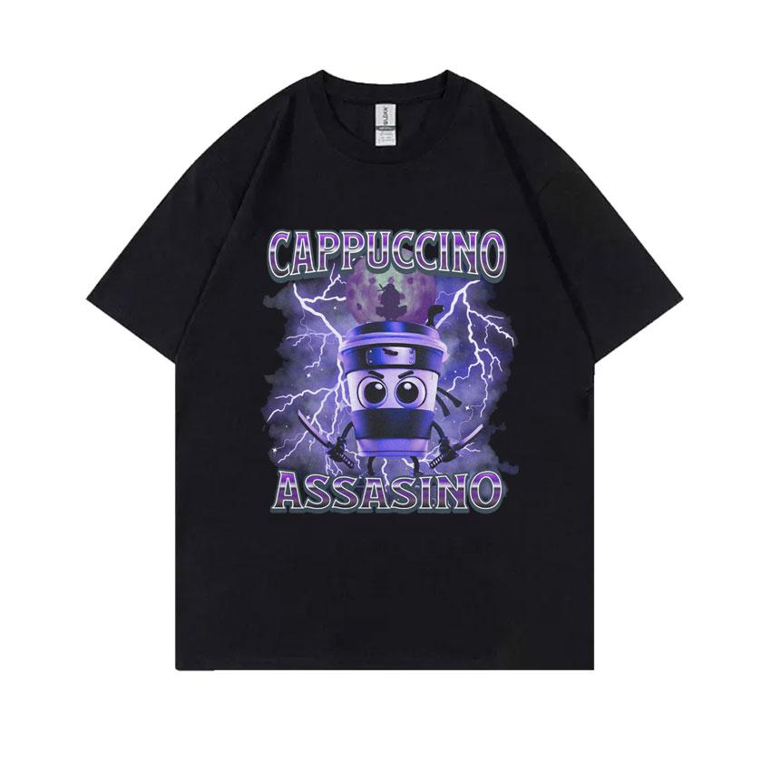 Italian Brainrot Funny Meme T-shirt Brr Brr Patapim Tralalero Tralala Bombardiro Crocodilo Tung Tung Tung Sahur Graphic T Shirts