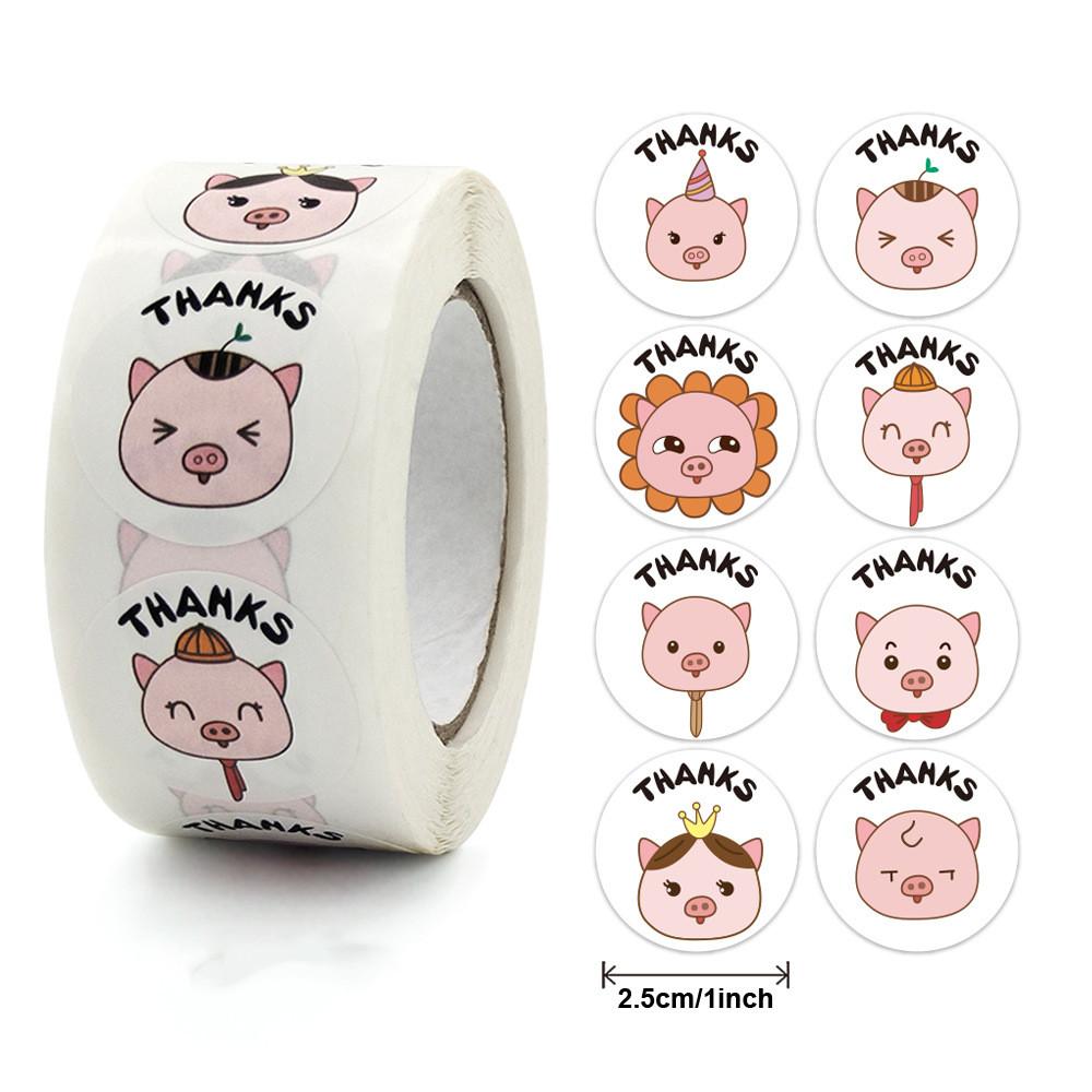 Stickers Cat 500 Pcs/roll Teacher Reward Sticker Fun Motivation Animal Sticker For School Teacher Student Stationery Stickers