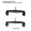 10PCS Universals Violin Shoulder Rest Feet Legs Nonslip 3/4 4/4 Size Violin Adjustable Shoulder Rest Silicone Feet