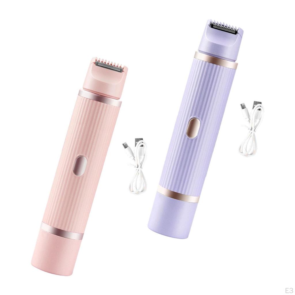 Bikini Trimmer Facial Hair Remover Double Headed Ergonomic Practical Electric Shaver for