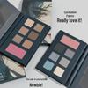 SUSU SKY Moli Xunyan Seven-Color Autumn/Winter Eyeshadow & Blush Palette: Daily Light Makeup Contour, Blush & Eyeshadow Duo.