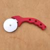 Pizza and Dough Cutter - Single Wheel Roller Knife for Pies and Baking