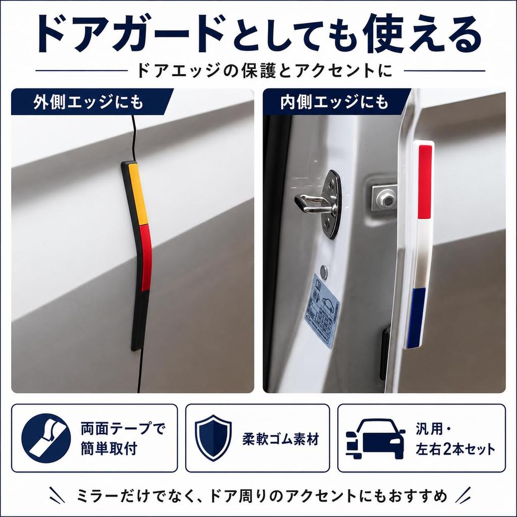 Side Mirror Sticker National Flag Seal Car 3D Door Guard