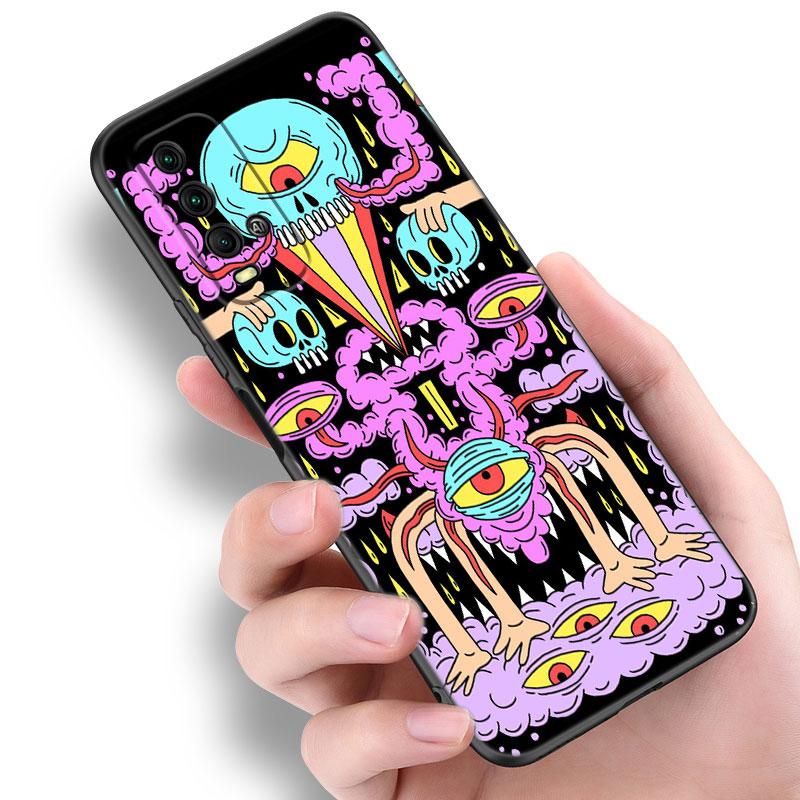 Trippy Psychedelische Pilze Auge Handyhülle Für Xiaomi Redmi Note 5 6 9T K20 K40 K50 Pro 7A 8A 9A 9C 9i 10A 10C A1 S2 Hülle