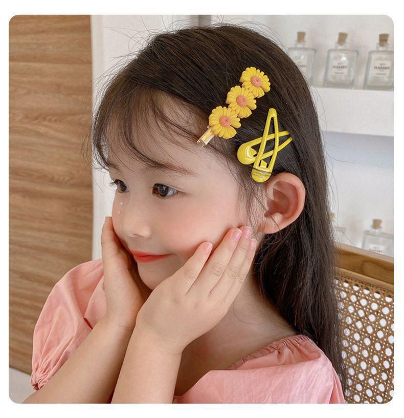 10 PCS Baby Girls Hair Clips, Colourful & Cute Hair Accessories | Multicolour