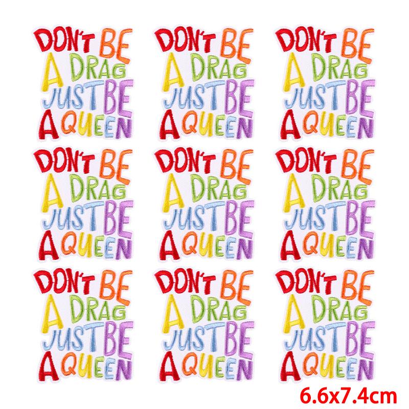 10 Pcs/lot Wholesale Embroidery Patch Iron On Patches For Clothing Patches On Clothes Jackets Decor Applique Sew Supplies