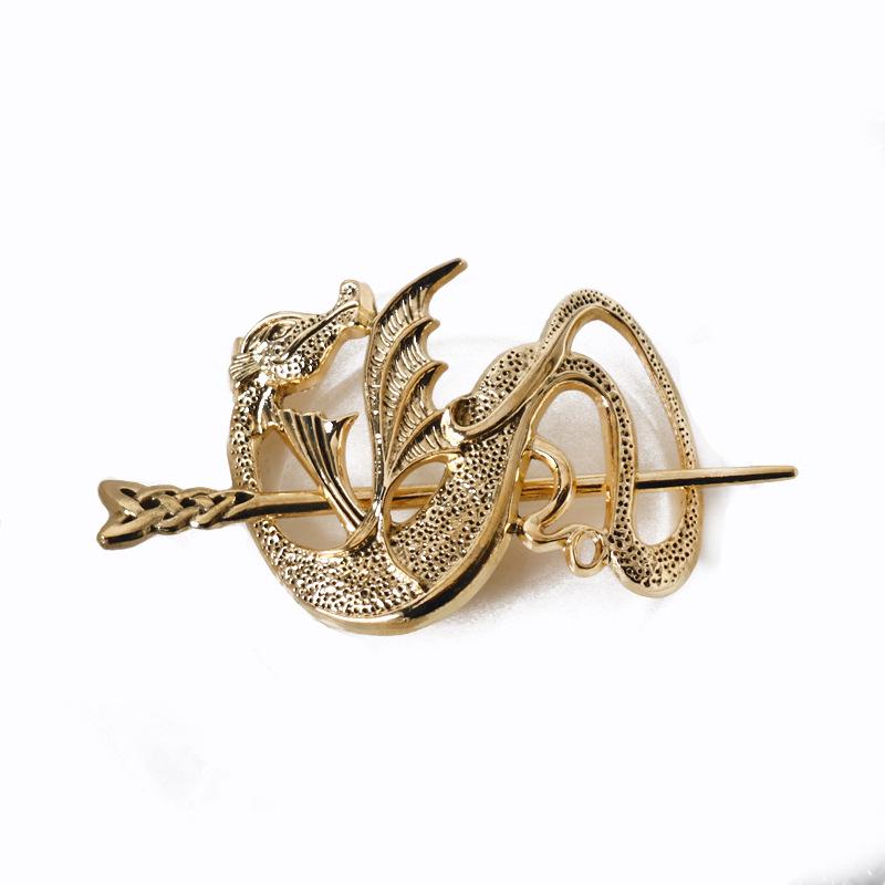 European & American Retro Celtic Knot Hairpin - Metal Crown Updo Clip