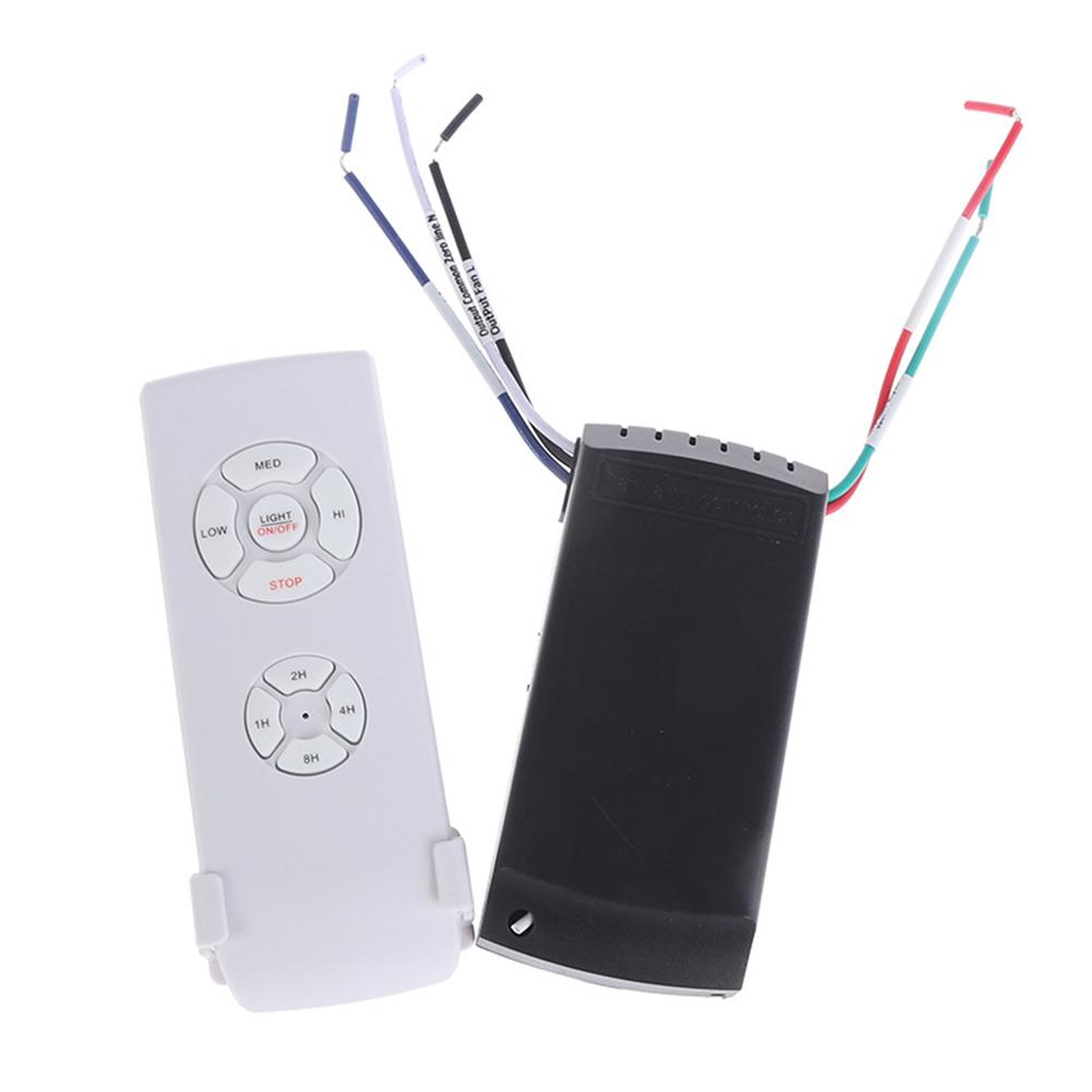 Comprehensive Remote Control Kit for Ceiling Fan Lights Offering 6 Speed Settings and Convenient Timer Features