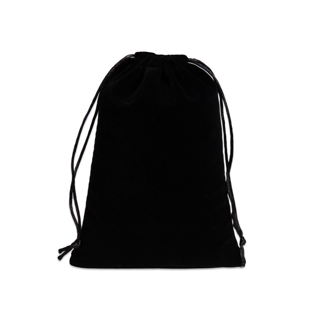 Custom Velvet Flannel Drawstring Pouch for Jewelry and Small Gifts