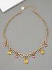 Hot Selling Exaggerated Square Crystal Pendant Necklace, Versatile and High-end, Collarbone Chain for Women
