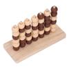 Beaded 3D Table Game Chess Toy 4 Connect Chess Toy Early Educatioal Puzzle Interactive Two Player