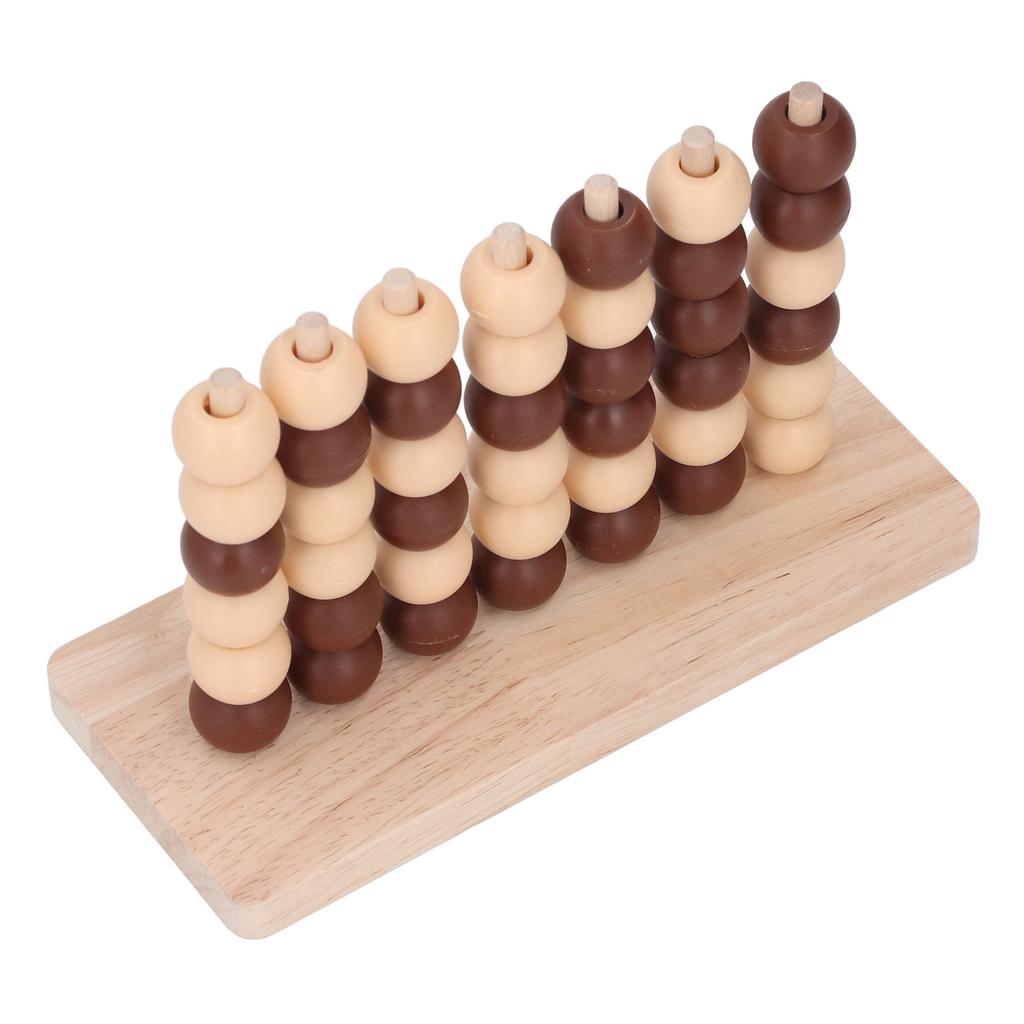 Beaded 3D Table Game Chess Toy 4 Connect Chess Toy Early Educatioal Puzzle Interactive Two Player