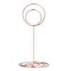 10pcs Table Number Holder Round Base Electroplating Process Elegant Cute Shape Home Ornaments for Weddings