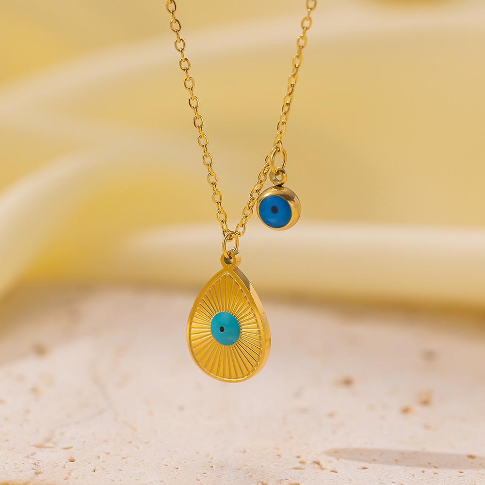 

Модный нишевый дизайн, передовое чувство, персонализированное многослойное ожерелье из нержавеющей стали с покрытием 18 карат для женщин