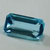 Natural Aquamarine Blue Emerald Cut 6.35 Carat Certified Loose Gemstones