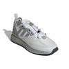 adidas Scarpe da ginnastica unisex ZX 2K Boost Safety First Bianco Bianco Nuvola Argento Metallizzato GY1208