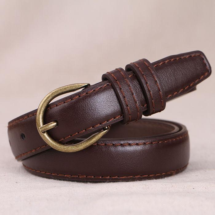 Women's Simple and Fashionable Korean Student Fashion Korean Casual Thin Soft Belt Women's Trendy Trouser Belt Women's Pin Buckle