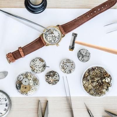 Lightweight Double Head Hammer Suitable for Watchmakers Jewelry and Instrument Repair Wood Handle Home Professional Use