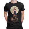 Buffy postrach wampirów T-shirty Męskie Czysta Bawełna Śmieszne T-shirty Okrągły Dekolt T-shirty z Serialu TV Krótki Rękaw Bluzki Graficzne