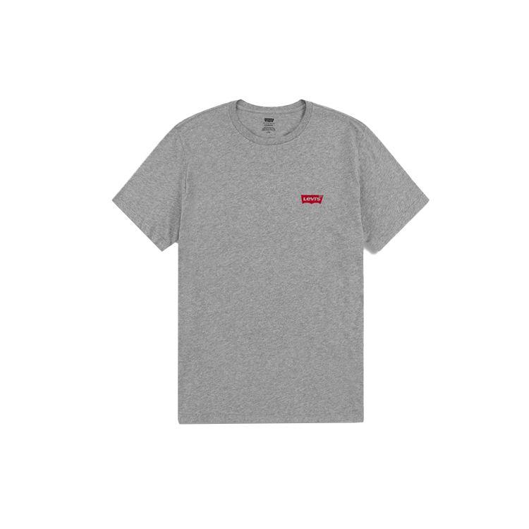 Футболка Levis Crew Neck из хлопка с коротким рукавом, 2 шт. в упаковке, мужские топы, серо-белые 79681-0001