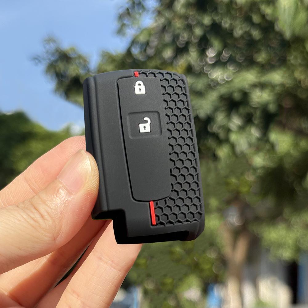 Silicone Car Key Fob Cover Case Shell Set for TOYOTA Corolla Verso 2004 2006 2007 Prius Gen 20 2005 2008 Remote Key Accessories