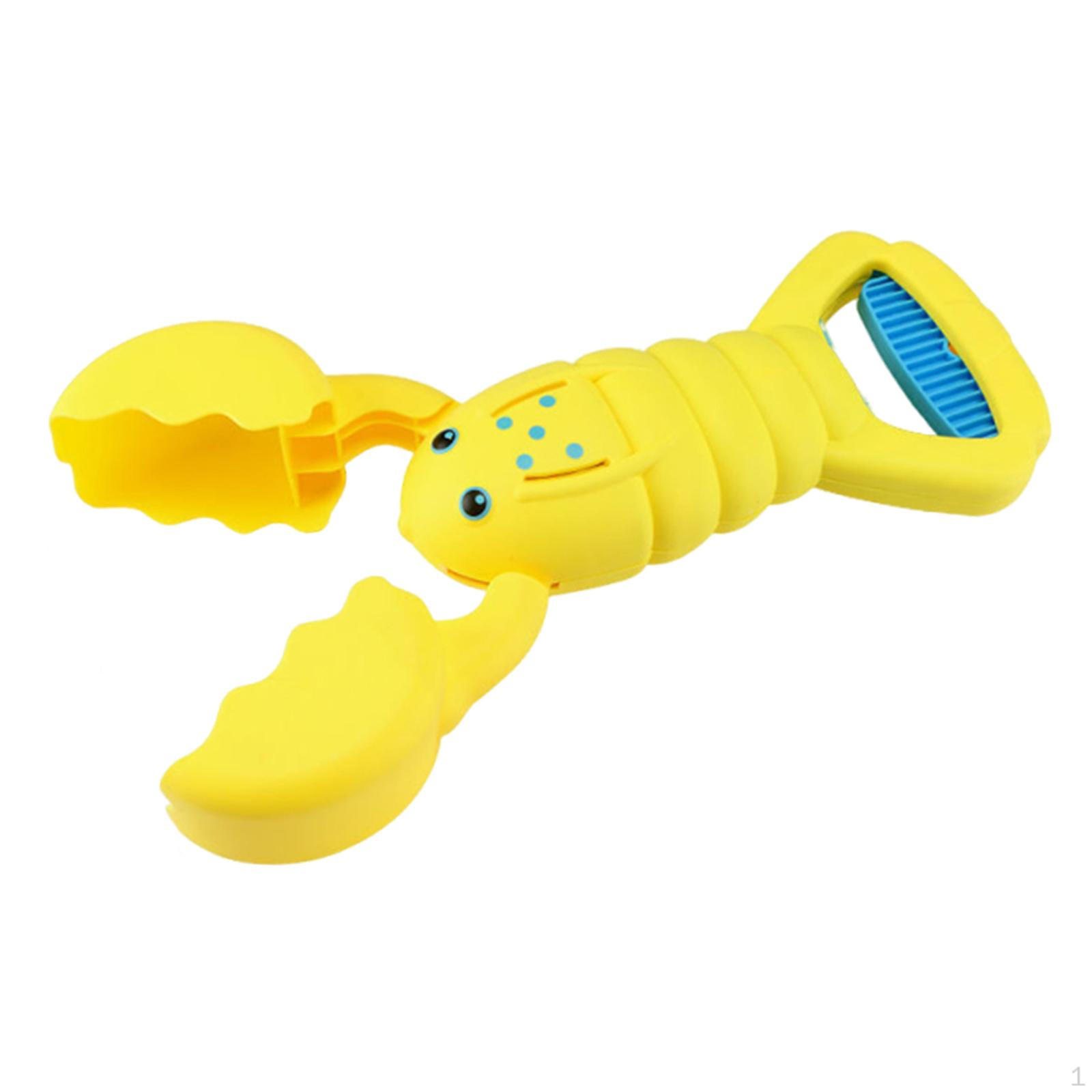

Animal Beach Toy Sand Hand Gripper Digger for Children PP Claw Easy to Carry Suitable Equipment жёлтый