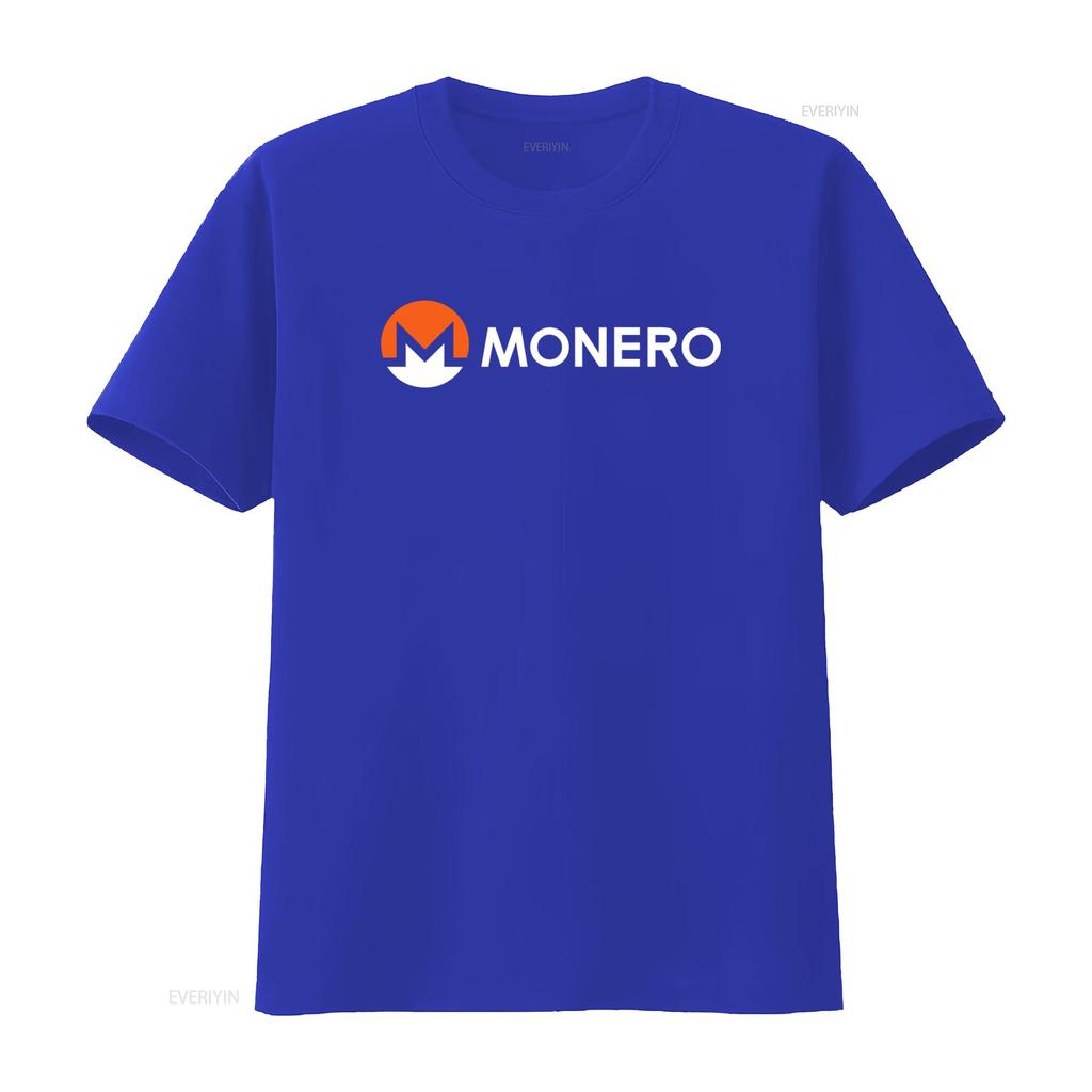 Monero Xmr Crewneck T Shirt Cryptocurrency Crypto Privacy Blockchain vintage Washed Casual Versatile designer clothes