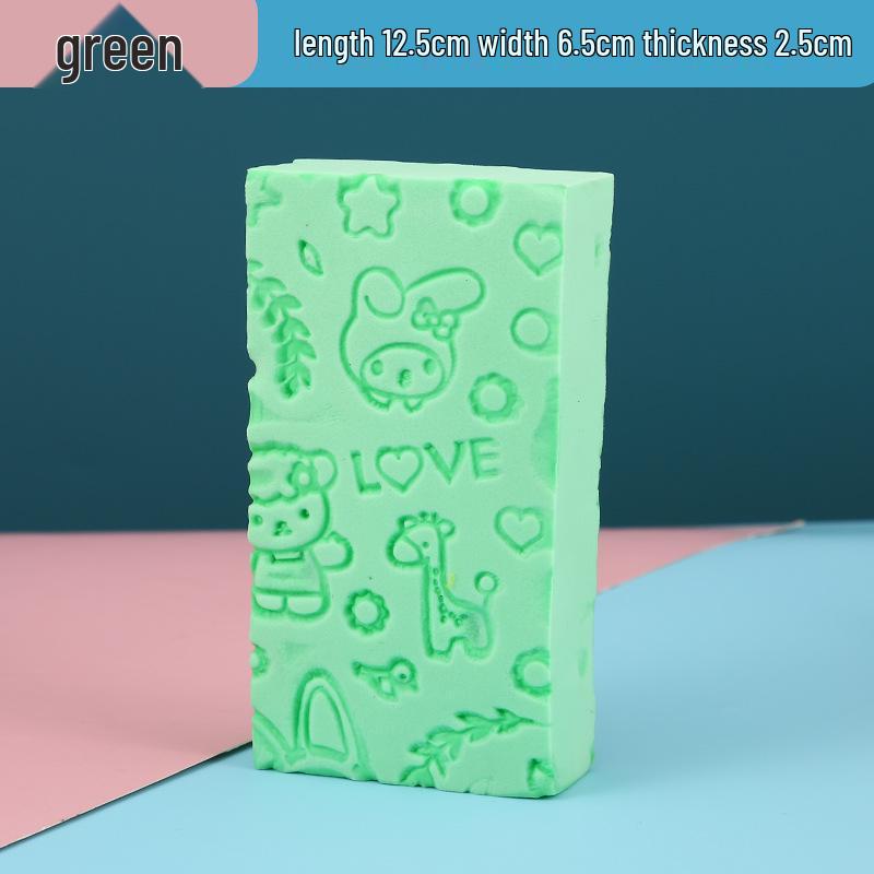 Children's High-Density Exfoliating Bath Sponge - Painless Scrubber Artifact