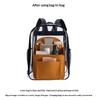 Insert Organisateur de Sac à Dos en Feutre Sac à Compartiments Multiples Doublure Sac dans Sac Grande Capacité Léger Séparateur Pour Voyage École Rangement