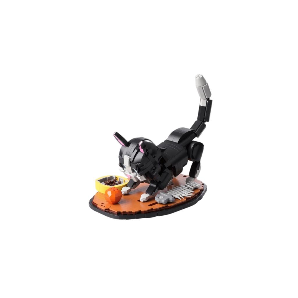 Building Dog Desktop Ornament Miniature Assembly Model Toy for Decoration