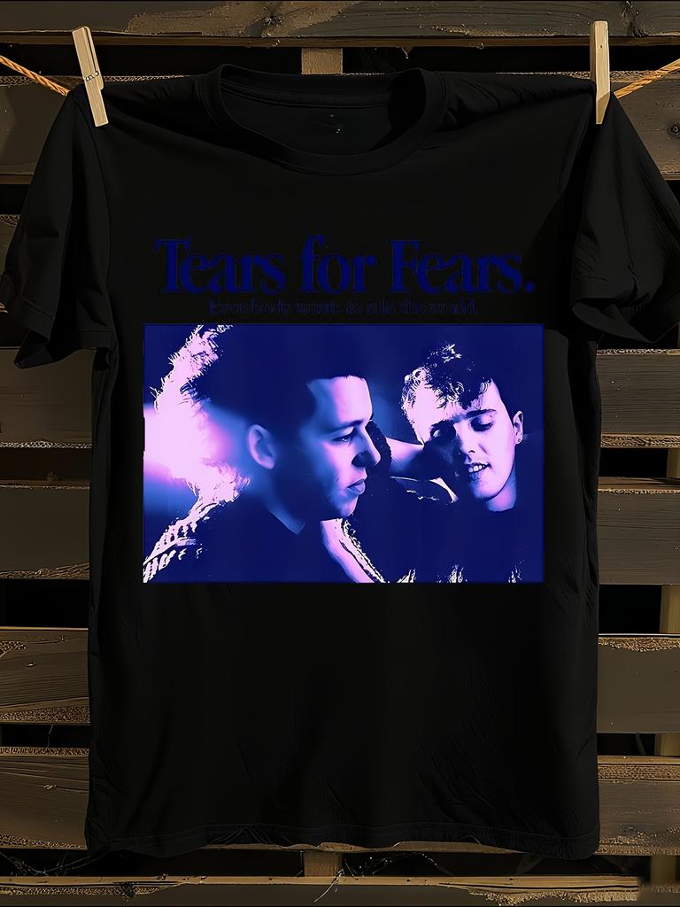 Vintage Tshirt Vintage 80s 90s Tears for Fears Band Tshirt