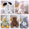 Bunny Kitten Bear Puppy Duck Plush Toy Sleeping Pillow Animal Decoration Doll
