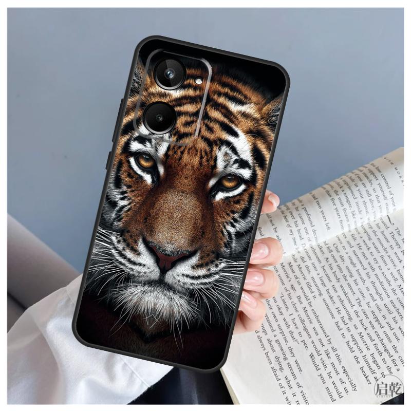 Tiger Face For Realme C71 C55 C75 C67 C63 C51 C61 C53 C35 C65 11 12 13 14 15 Pro Plus GT6 GT7 Pro Case