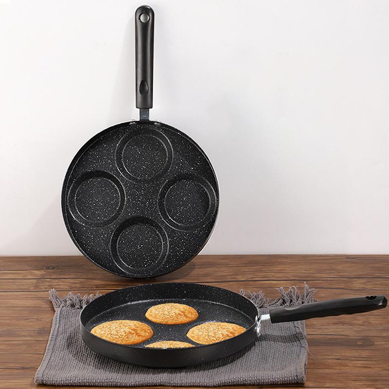 4/7 Holes Frying Pan Non Stick Fried Eggs Cooking Pan Burger Mold Household Kitchen Cookware Non Stick Frying Pan
