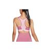 Nike Dri-Fit Colorblock Medium Support Padded Front-Zip Sports Bra Women Underwear Light-Berry FJ7721-634