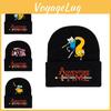 Time Adventure Retro Warm Knit Hat For Cold Weather Cartoon Unisex Lovers