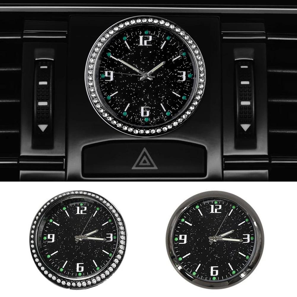 Luminous Auto Gauge Clock Mini Car Air Vent Waterproof Quartz Clock with Clip Air Outlet Watch Clock For Styling Car Accessories