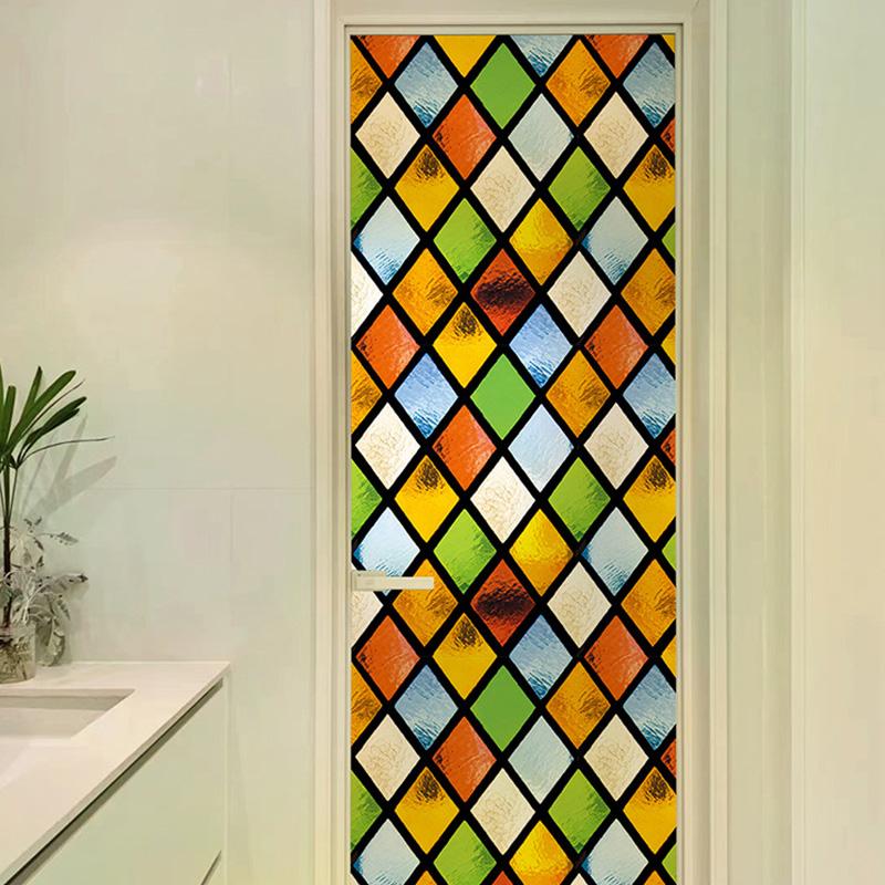 1Roll Electrostatic Stickers Reusable Glass Window Decals Anti-UV Glass Sticker Waterproof Window Film Home Decoration