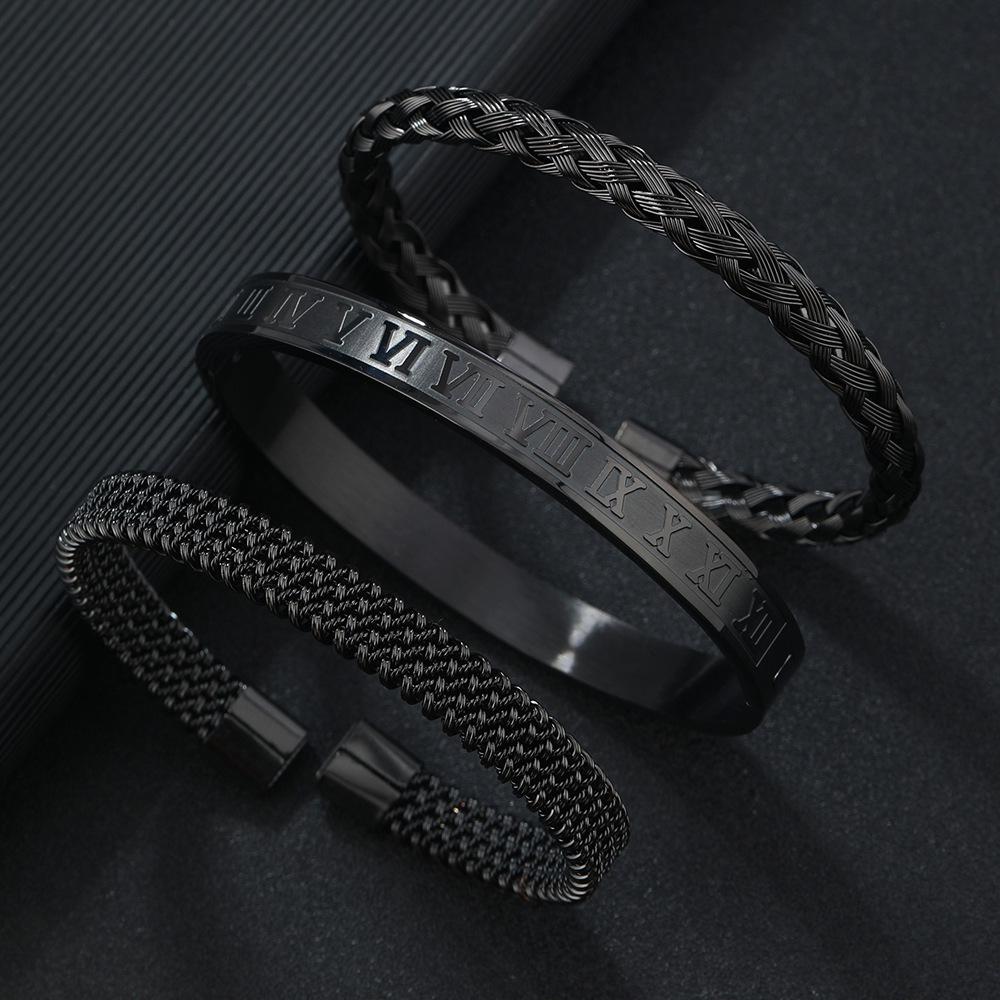 

Браслет-дуга из плетеной нержавеющей стали: Стильные и простые браслеты