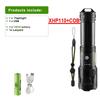 XHP160 Super High Power Flashlight Multi-Mode Waterproof Torch Outdoor Emergency Light Camping Lantern Spotlight Flash Light