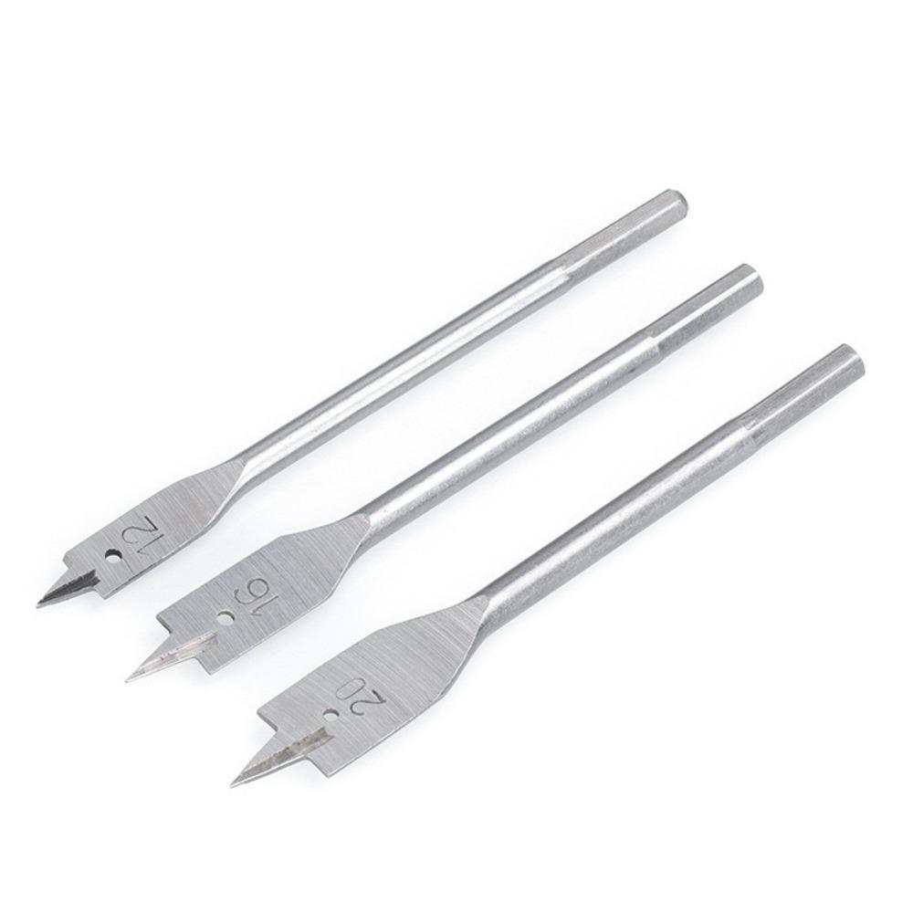 6Pcs/Set Hexagonal Handle 8mm Wood Plate Opener 10-25mm Hexagonal Shank NEW Carpenter's Bit