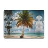 Hawaiian Beach Palm Tree Carpet Ocean Beach Area Rug Tropical Sea Sunset Floor Mat Living Room Home Indoor Mat Bathroom Doormat